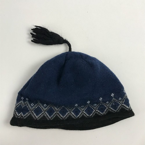 LL Bean tassel wool Winter Hat Beanie 