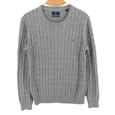 GANT Men's Premium Cotton Crew Neck Gray Sweater Size S
