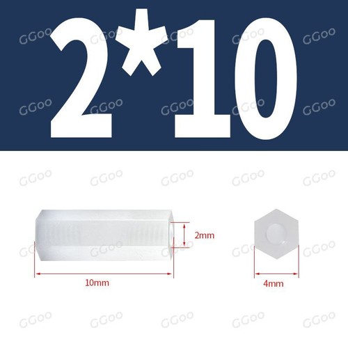 M2 M2.5 M3 M4 M5 M6 Nylon Plastic Long Nuts Rod Bar Hex Connector Stud DIN 6334 - Picture 7 of 94