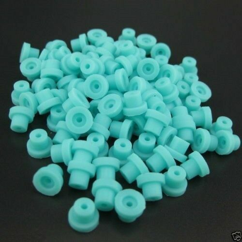 New 200PCS Silicon Half Grommets (Top Hats) F Tattoo Needle Mach