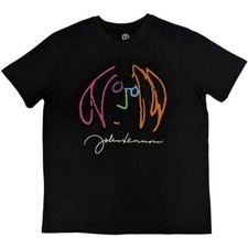 Image of John Lennon Unisex T-Shirt: Self Portrait Full Colour (X-Large)
