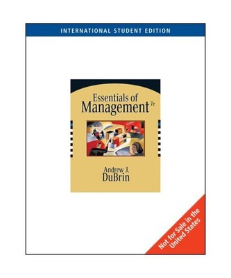 Essentials of Management, Andrew J. DuBrin