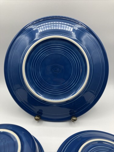 3 Piece Lapis Blue Fiesta Setting~Great For Replacements Or Additions Excellent - Picture 9 of 9