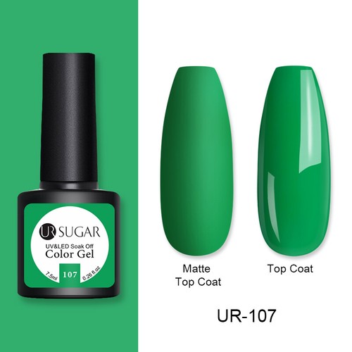 UR SUGAR 172 Colors UV Gel Polish Glitter Purple Top Base Gel Gel Varnish 7.5ml - Picture 103 of 119