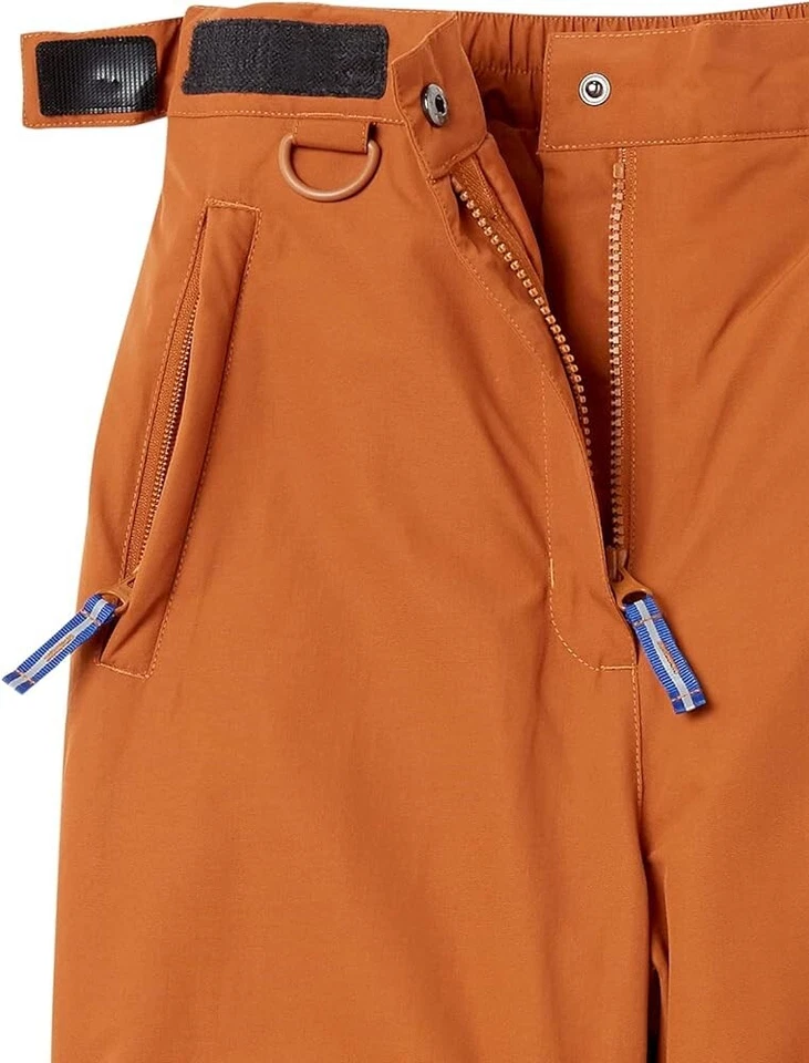 Boys' Water-Resistant Snow Pants, Light Brown, Small - Image 2 of 3