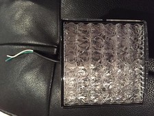 LED-Blinkleuchte klar rechteckig 24 V   5 W