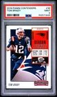 2018 PANINI CONTENDERS #36 TOM BRADY PSA 9