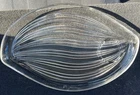 6 VINTAGE FEDERAL GLASS COMPANY HAWAIIAN LEAF SNACK PLATES