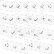 15 Pack Shower Caddy Adhesive Replacement, Shower Shelf Adhesive No Drilling,