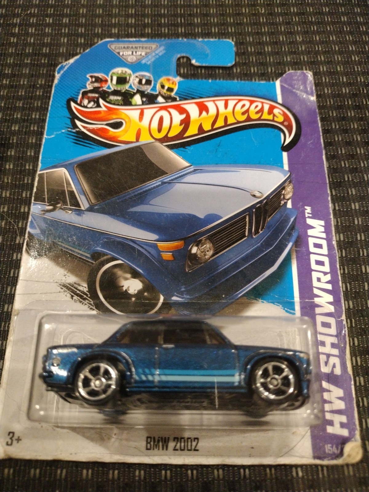 Hot Wheels 2013 BMW 2002 HW Showroom-Blue VVHTF Wheel Variation-NOT MC5-READ