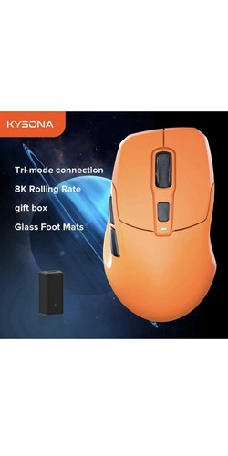 Maus Uranus Pro Wireless Gaming 54g PAW3395 8KHz 26000DPI leicht USB weiß - Bild 2 von 7