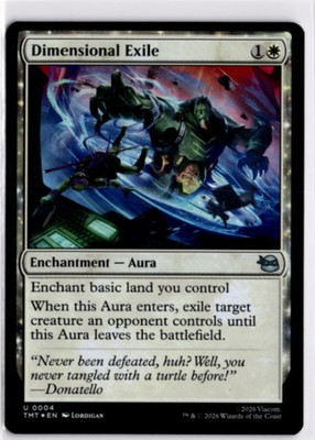 MTG TMT *Foil Dimensional Exile 4 U NM Teenage Mutant Ninja Turtles