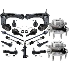 15pc Front Wheel Hub Bearing Control Arm Kit 8LUG for Silverado 2500 3500 HD 4x4