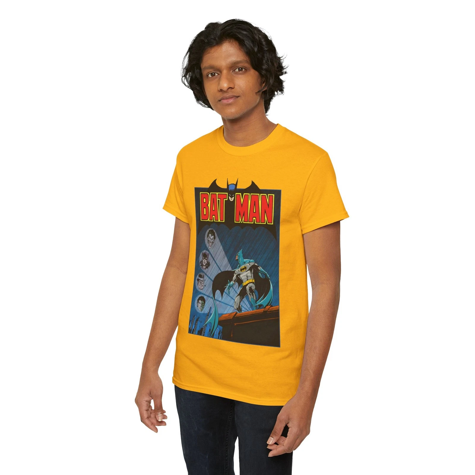 Batman T-Shirt - DC Comics - Catwoman, Joker, Two-Face, Penguin - Bronze Age Art