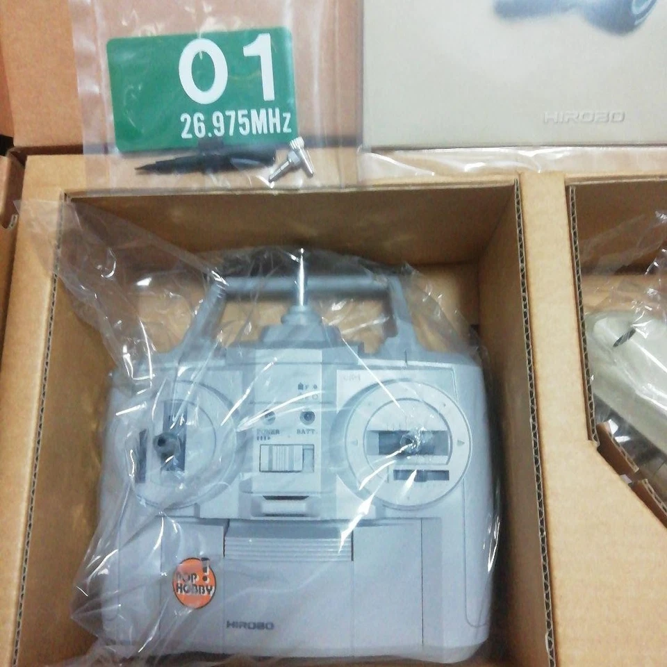 Hirobo Wild Fokker Dr.1 Rc Kit Balsa Wood Scale Model Vintage Biplane - Image 3 of 4