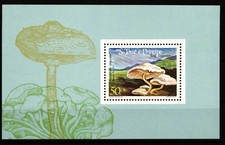 Sao Tome e Principe Block 161 MNH Mushrooms #HQ990