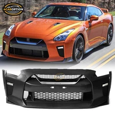 Fits 09-24 Nissan R35 GTR Upgrade 09-16 to 17-24 Front Bumper Cover Replacement