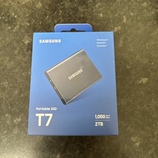 Samsung T7 2TB Portable External SSD USB 3.2 Titan Grey Brand New Sealed Box