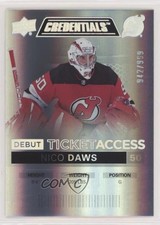 2021 Credentials Debut Ticket Access 942/999 Nicolas Daws Tier 1 Nico #105 0c2w
