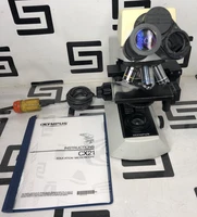 Olympus Microscope Binocular CX21 Plan 40x 100x 400x 1000x Objectives CX21FS1