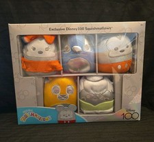Xclusive Squishmallows Disney100-5pk Set-Mickey/Stitch/Minnie/TinkerBell/ Simba