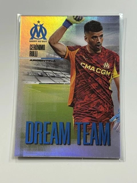 2025-26 Futera Fan's Selection Marseille Dream Team Azure #01 Geronimo Rulli 1/9
