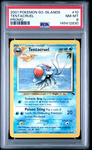 Tentacruel 10/18 Southern Islands Regular - PSA 8