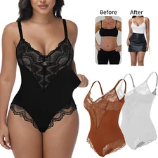 Sexy Lace Women Shapewear Slimming Body Shaper Bodysuit Tummy Control Underwear