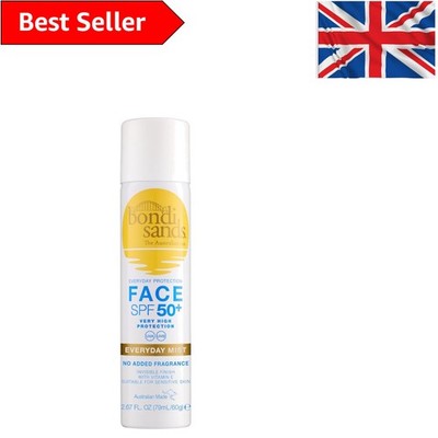 Grausamkeitsfreier SPF 50+ Feuchtigkeitsspendender Gesichtsnebel   Breitbandschutz, 79 mL