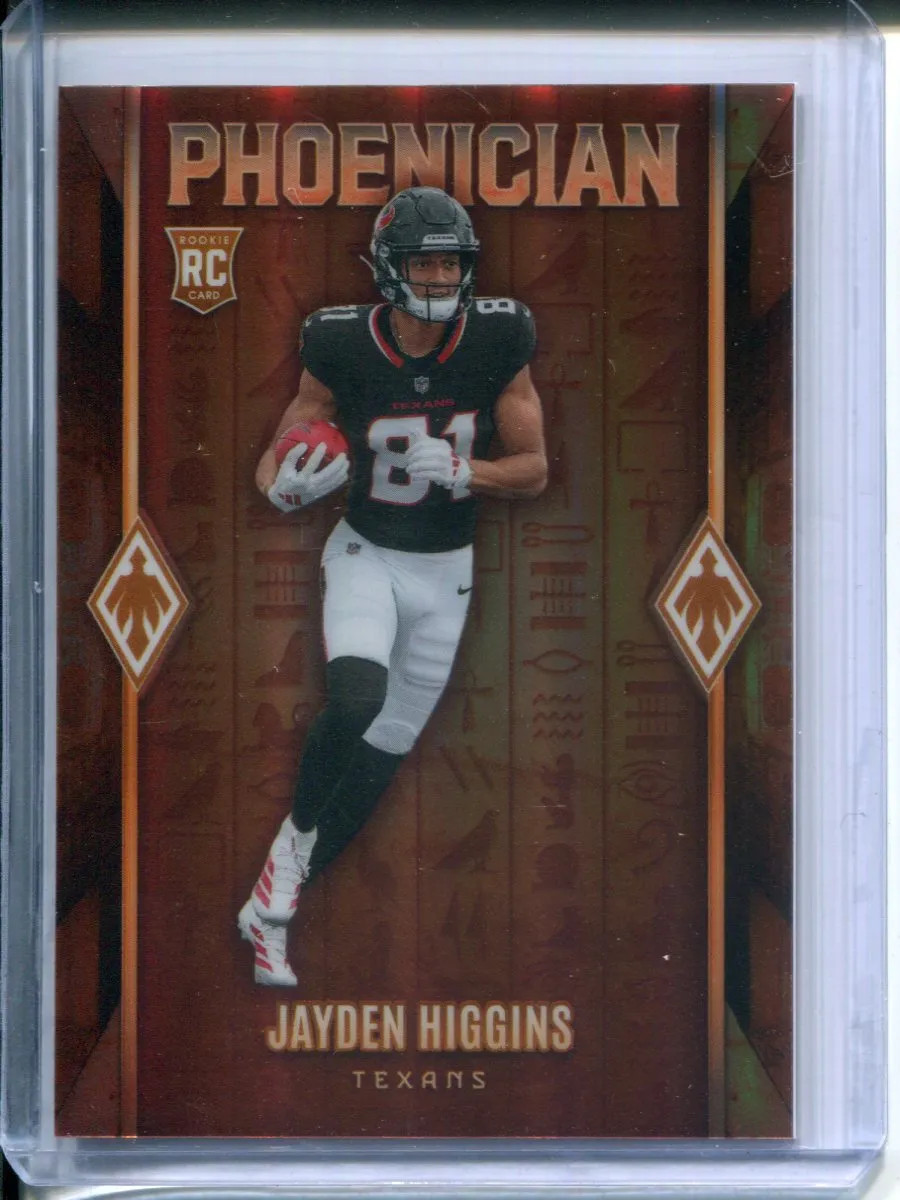 2025 Panini Phoenix Phoenician Jayden Higgins #7 Rookie RC Case Hit SP