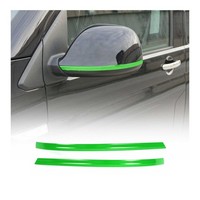 Spiegelkappen Leiste FüR VW Multivan T5 2010-2015 Edelstahl GrüN 2Tlg