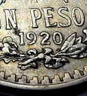 1920 Mexico Un Peso Silver — photo from another recent sale