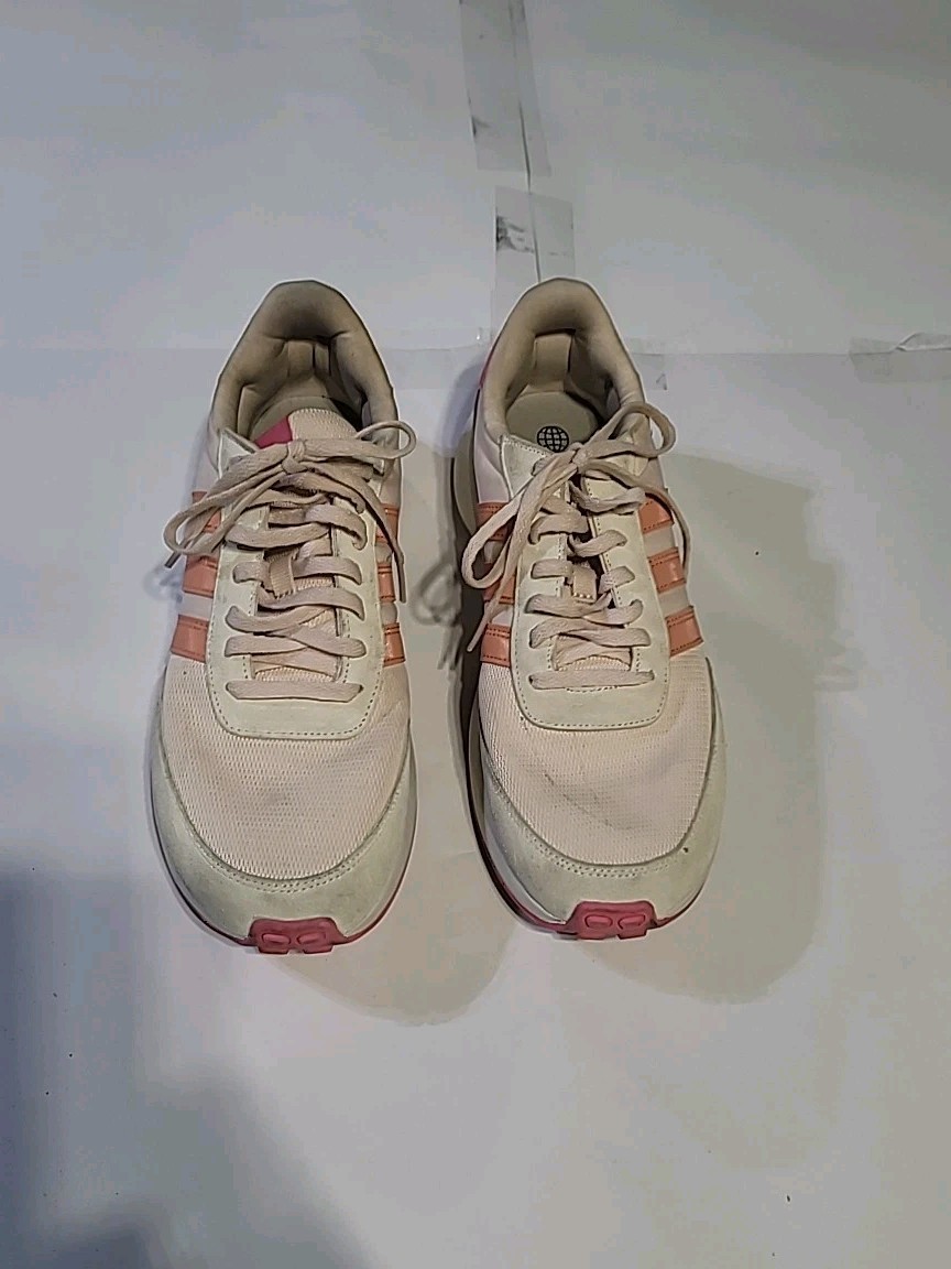 SAOLA Scarpe da tennis donna Adidas rosa e bianche 10 suole ammortizzate comode.