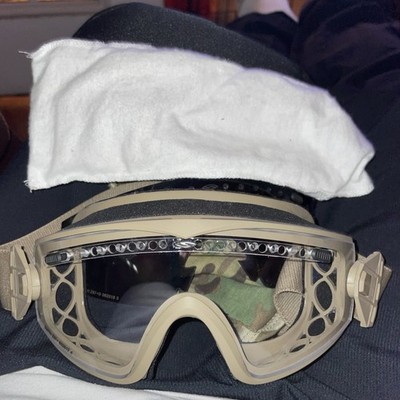 New SMITH OPTICS LOPRO REGULATOR Goggles Field Kit Tan w/ Clear & Grey lenses