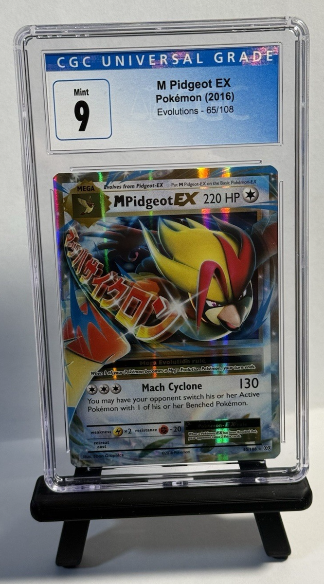 m pidgeot ex pokemon card value - Pidgeot-EX (64/108) - XY Evolutions 65/108 / Ultra Rare Card Type / HP / Stage 2016 Pokemon Xy Evolutions 65