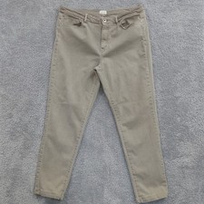 J Jill Denim Mid Rise Straight Leg Jeans Women's Size 12 Gray Stretch