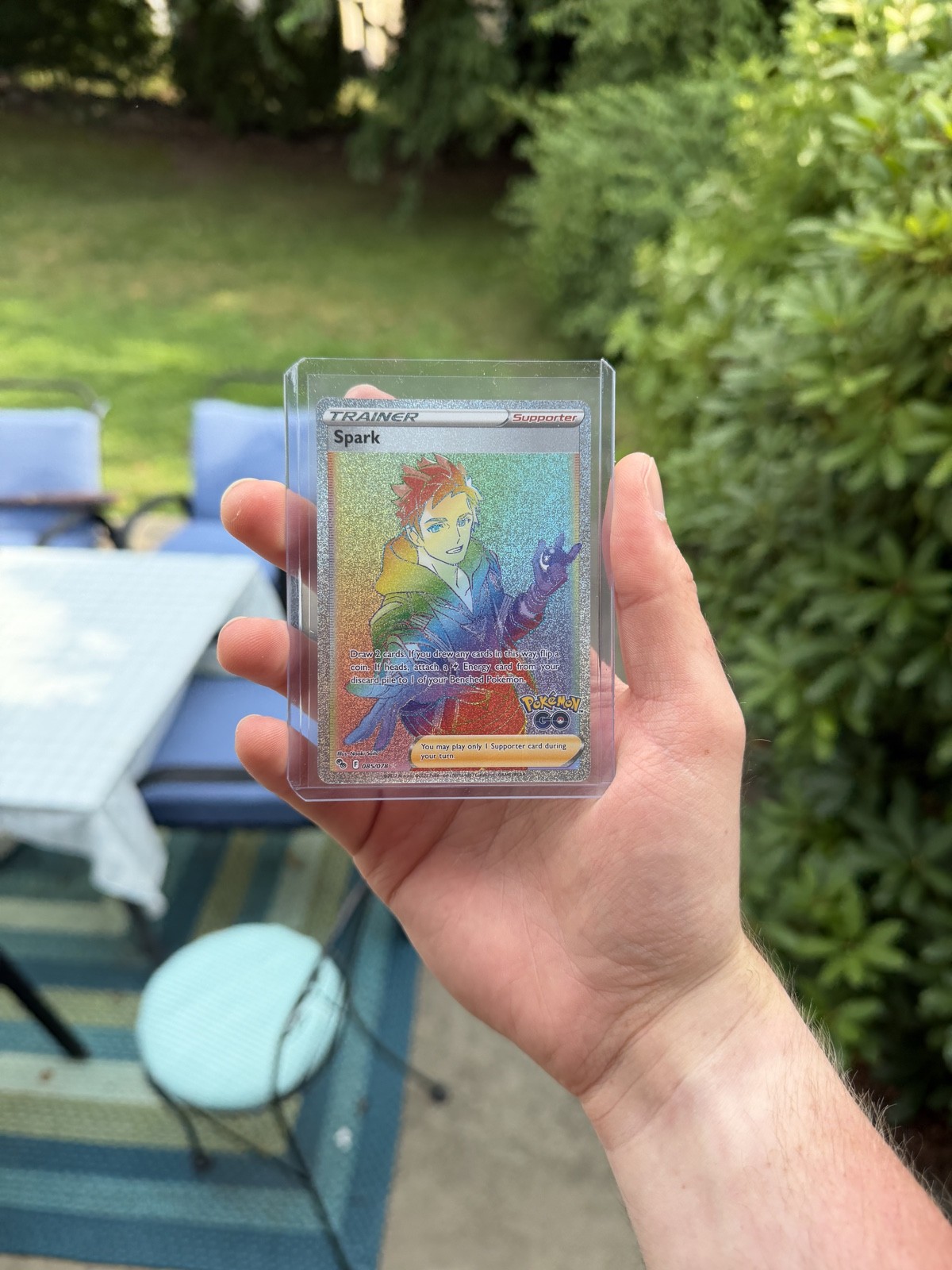 Spark (Secret) 085/078 Pokémon GO Holo