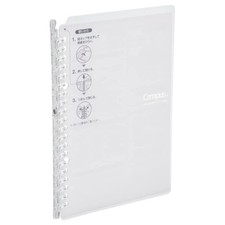 Ring Binder, B5 Clear Binder Notebook, Up to 25 Filler Papers
