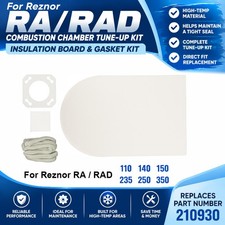 For Reznor RA RAD 140 150 235 250 Combustion Chamber Gasket Insulation Kit