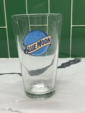 Blue Moon Pub Pint Beer 6" 16 Oz Glass
