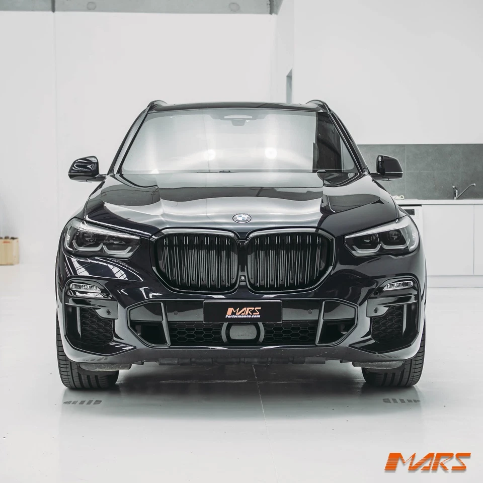 Gloss Black X5M Style Front Bumper bar Bodykit Grille Grill for BMW X5 G05 18-23 - image 2 of 4