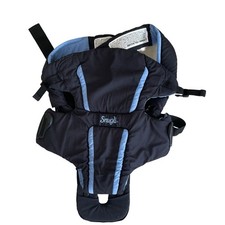 snugli baby carrier front or back denim sky blue Evenflo 7-26 lbs 828725