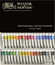 Winsor  Newton Professional Watercolor Paints 36-Color Set 5ml 18809836