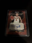 2022-23 Panini Prizm Draft Picks Draft Picks Autographs Jimmy Boeheim Red /88