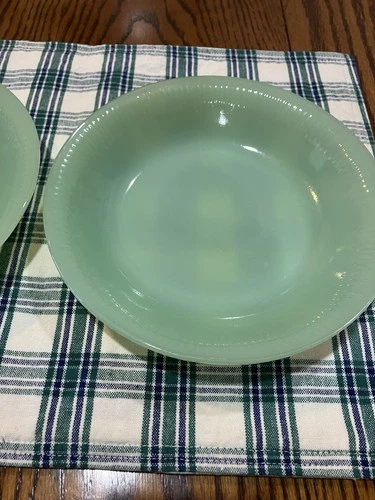 Vintage Fire King Jadeite Jane Ray Soup Bowl 7 1/2”
