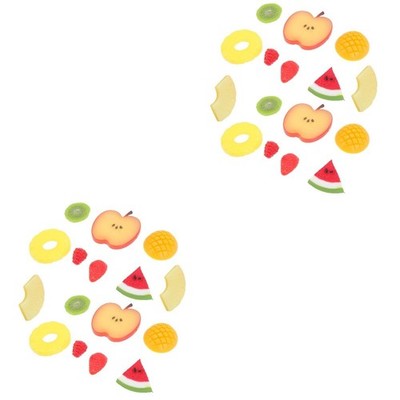  2 Pieces Künstliche Obst Gefälschte Fruchtscheiben Früchte Simulationsfrucht