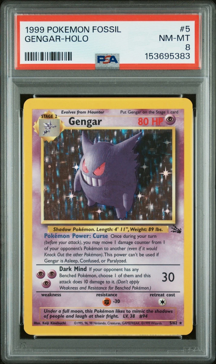 Preços baixos em Gengar Pokémon TCG Autenticador Esportivo
