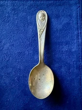  Gerber Baby Spoon  Winthrop 4.5" Silver Plate Vintage 1950's 