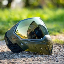 Empire EVS Thermal Paintball Goggles Mask - Crystal Clear Olive ICE w/ Gold lens