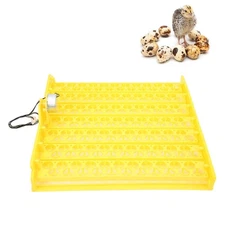 154pcs Fully Automatic Egg Incubation Tray HollowStyle Durable Egg IncubatorTray